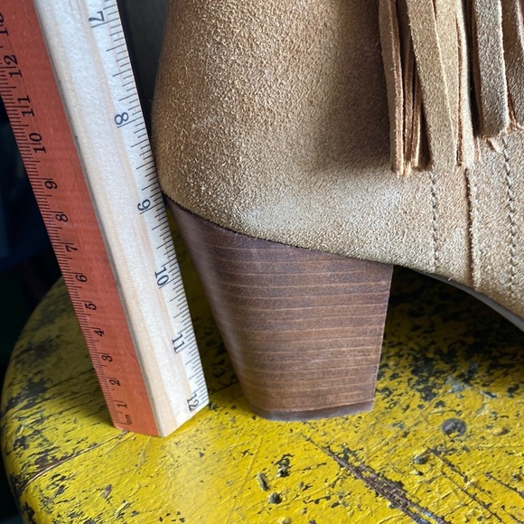 Hush puppies 9.5 Daisee Billie camel suede zip side boots - Picture 16 of 16